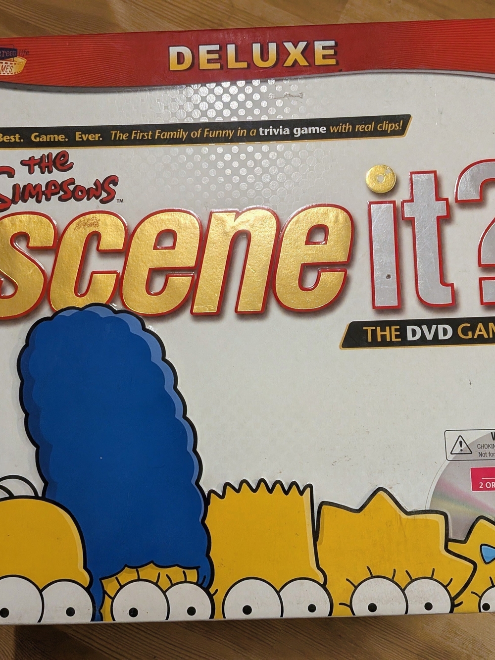 Scene It? Deluxe The Simpsons DVD Game - Blue & Yellow